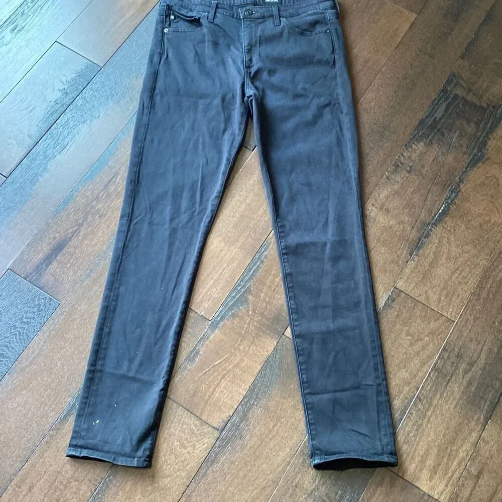 Womens Adriano Goldschmeid skinny jeans black stretch‎ size 29 regular